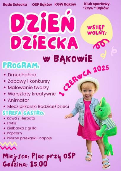 Dzień Dziecka w Bąkowie